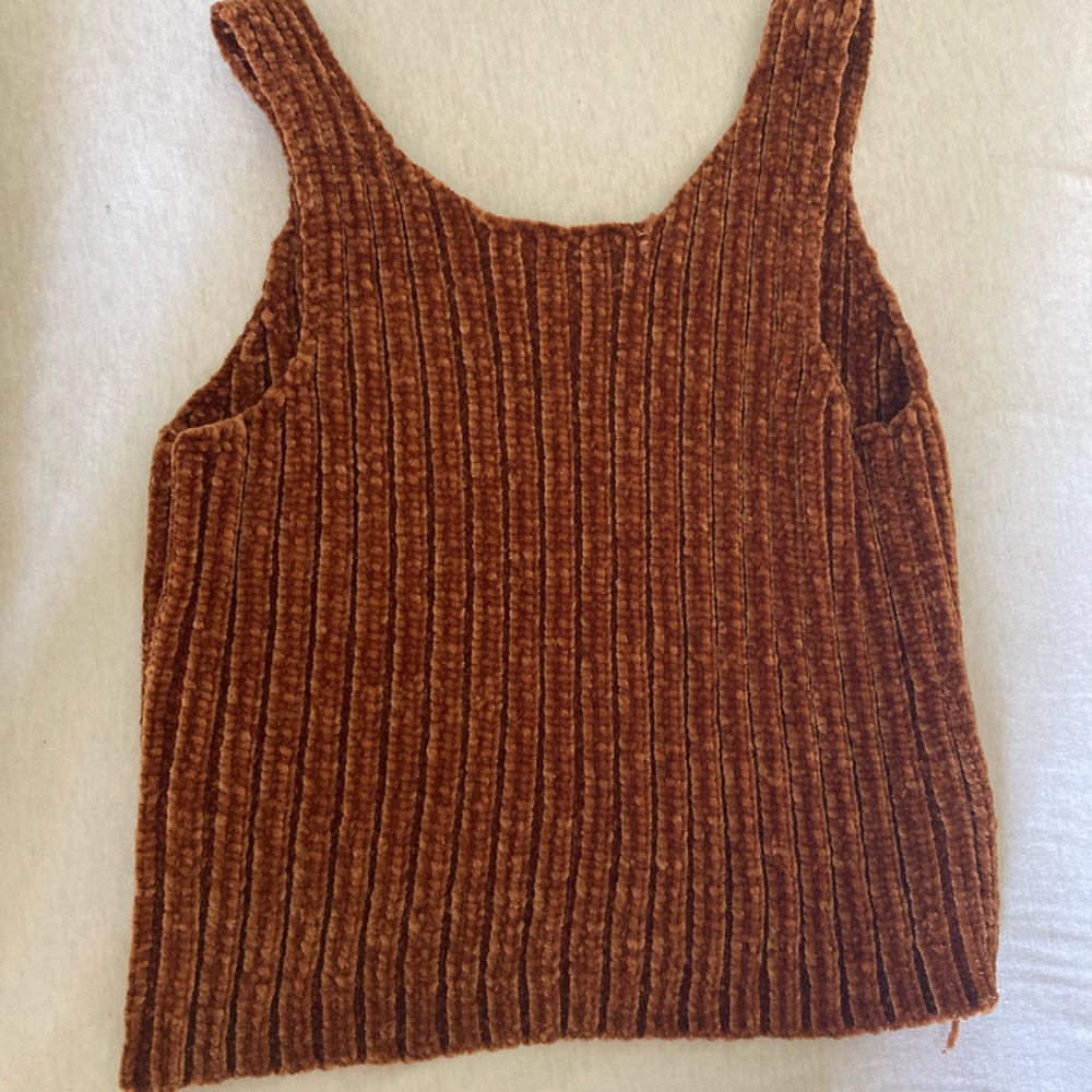 velvet crop top